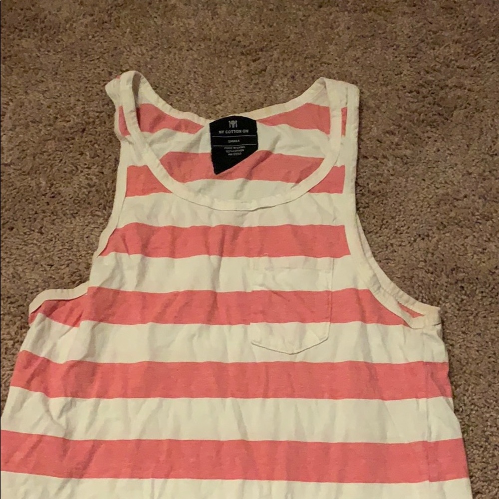 Striped men’s tank